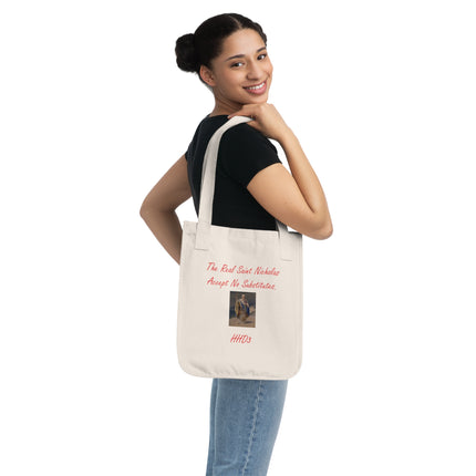 Organic Tote Bag – The Real Saint Nicholas – Holiday Statement