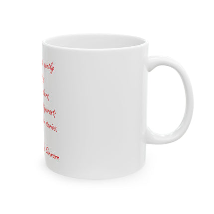 Ceramic Mug — 'Desiderata' Quote Coffee Cup (11oz/15oz)