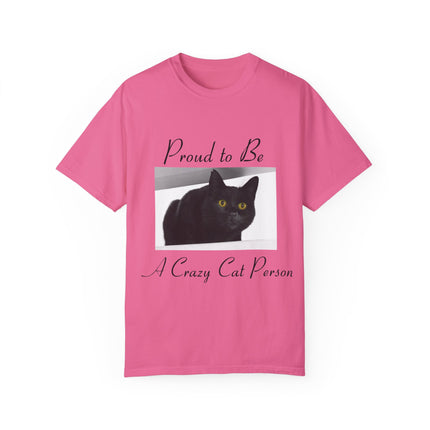 Proud to Be a Crazy Cat Person T-Shirt – Unisex Tee for Cat Lovers