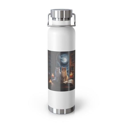 Cozy Cats Illustrated Insulated Water Bottle - 22oz