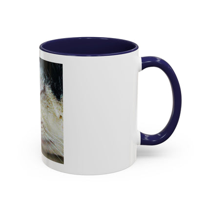 Cat & Butterfly Coffee Mug with 'Life is Short' Inspirational Quote (Accent, 11/15oz)