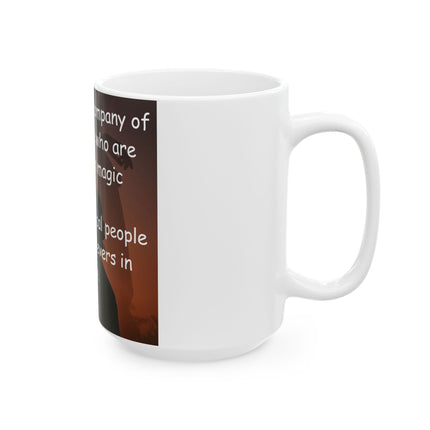 Believers in Magic Mug – 15oz Ceramic Cup for Happy Moments