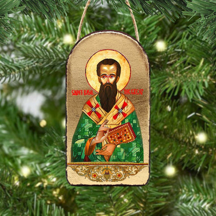 Saint Basil Religious Christian Sacred Icon Ornament - Inspirational Icon Décor - 87053-2