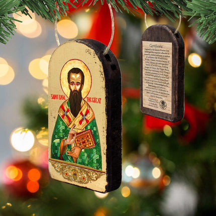 Saint Basil Religious Christian Sacred Icon Ornament - Inspirational Icon Décor - 87053-3