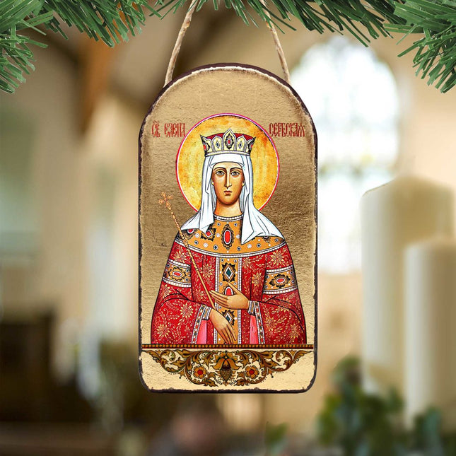 Saint Elena Religious Orthodox Sacred Icon Ornament - Inspirational Icon Décor - 87061-0