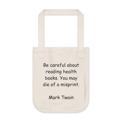 Mark Twain Quote Tote – Eco-Friendly Canvas Bag for Book Lovers