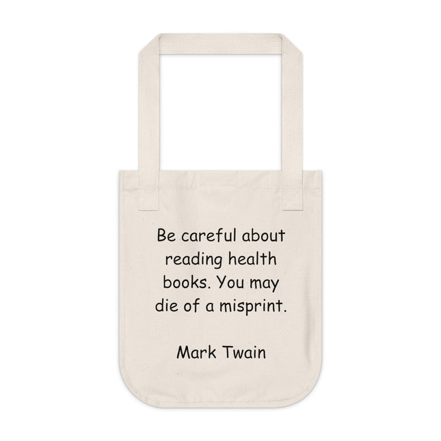 Mark Twain Quote Tote – Eco-Friendly Canvas Bag for Book Lovers