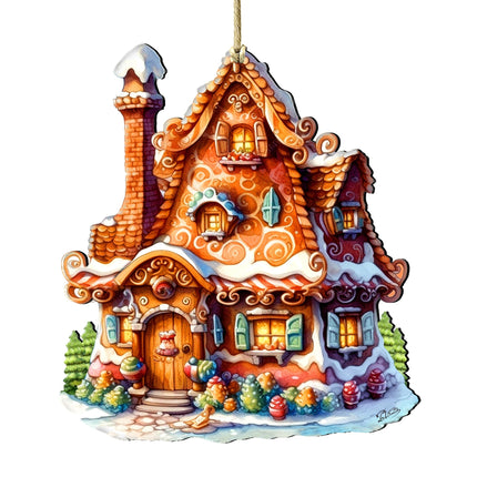 Magic House  Wooden Ornaments by G. Debrekht - Christmas Decor - 8100191-3-3
