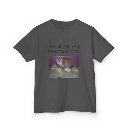Kitty Glitter Kids Tee – Funny Shirt for Young Cat Enthusiasts