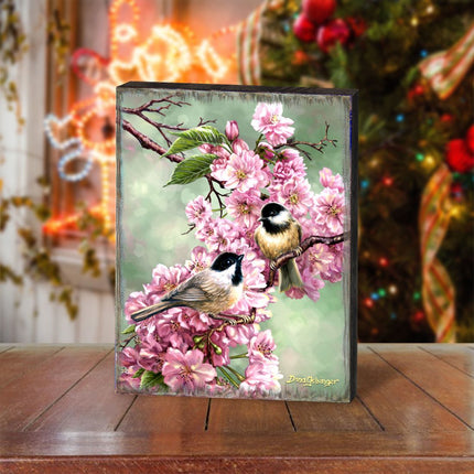 Spring Blossoms Wooden Wall Art by D. Gelsinger - Easter Spring Decor - 95671B-DG-4