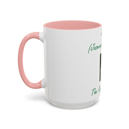 15oz Accent Mug – Jasmine Flower, King of Flowers