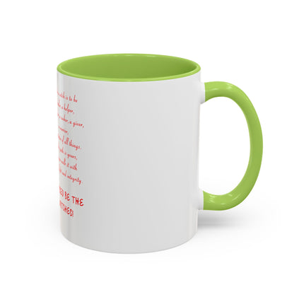 Blessed Be the Witches Accent Coffee Mug — Witchcraft Poem, Gothic Pagan Gift