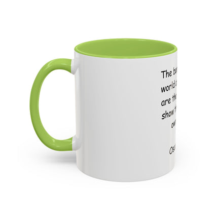Oscar Wilde Quote Coffee Mug — Literary Quote Accent Mug (11/15oz)