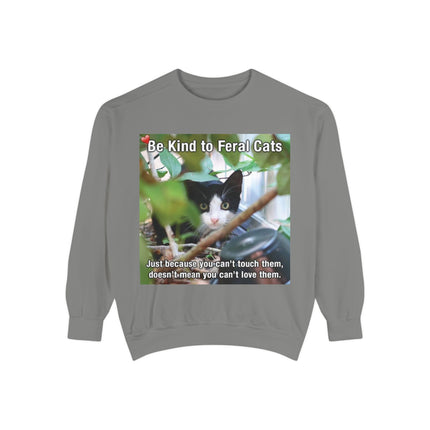 Be Kind to Feral Cats Sweatshirt — Animal Rescue Crewneck