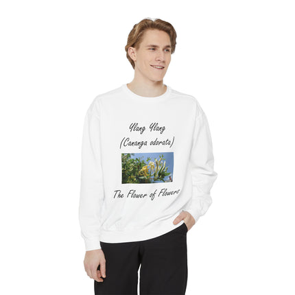 Unisex Ylang Ylang Sweatshirt – Floral Comfort for All Seasons
