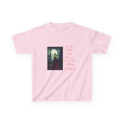 Mystical Kids Tee – “As Above, So Below” Inspirational Design