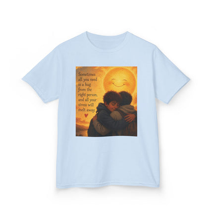 Kids Hug Tee — "Sometimes all you need is a hug" Heartwarming Children's T‑Shirt