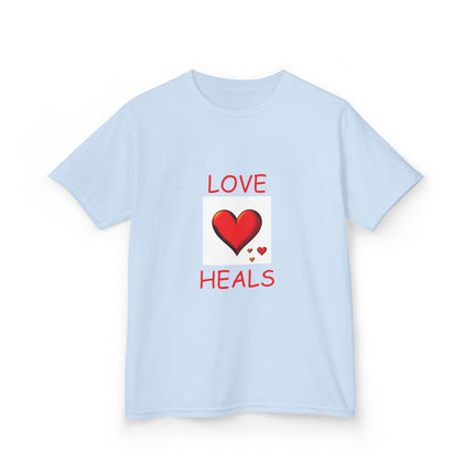 Kids Love Heals T-Shirt – Uplifting Cotton Tee for Everyday Joy