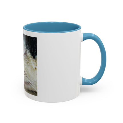 Cat & Butterfly Coffee Mug with 'Life is Short' Inspirational Quote (Accent, 11/15oz)