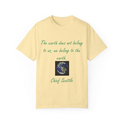 Eco-Friendly T-Shirt – “We Belong to the Earth” Design