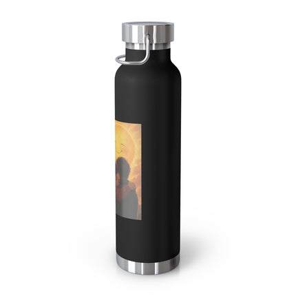 22oz Vacuum Bottle — 'Sometimes You Need A Hug' Sunset Design