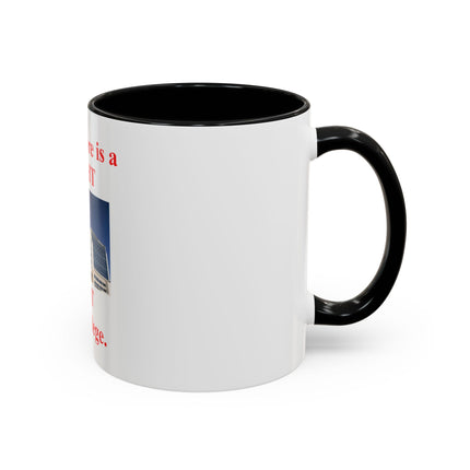 Healthcare is a Right Accent Coffee Mug - 11/15oz