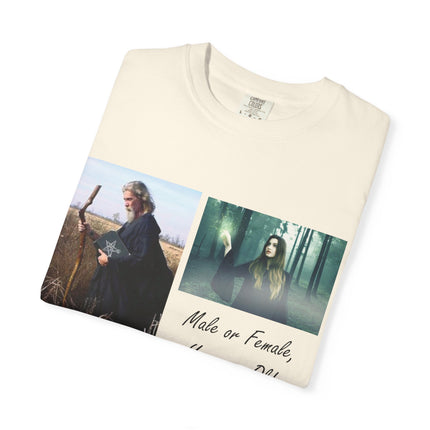 Unisex Garment-Dyed Witch T-Shirt - "A Witch Is A Witch" Design