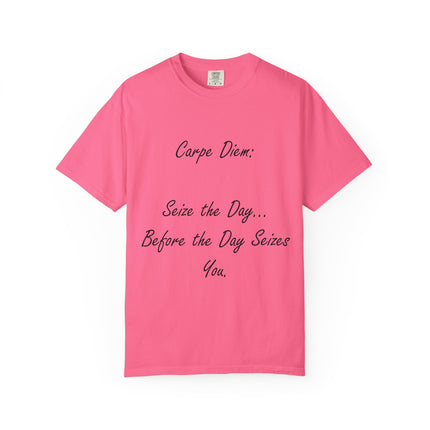 Inspirational Unisex T-Shirt - 'Carpe Diem: Seize the Day'