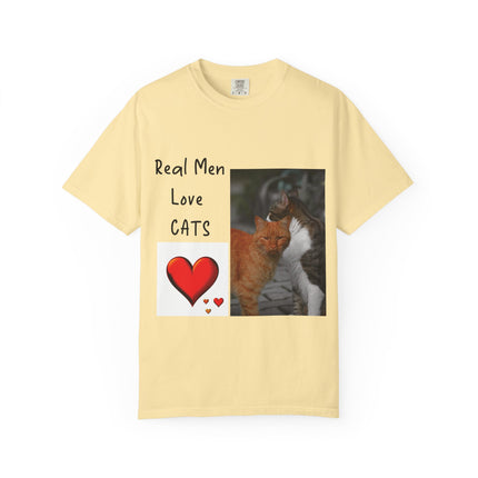 Real Men Love Cats Unisex T-Shirt - Cute Cat Lover Tee