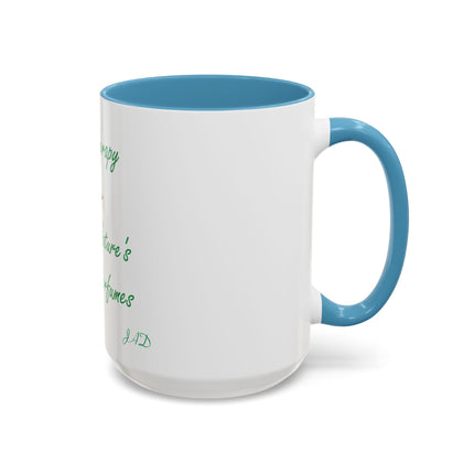 Aromatherapy Coffee Mug - "Mother Nature's Healing Perfumes" Accent Mug (11/15oz)