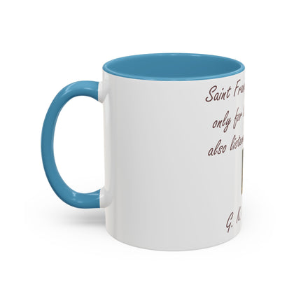 Accent Coffee Mug – Saint Francis Tribute – 11oz Ceramic