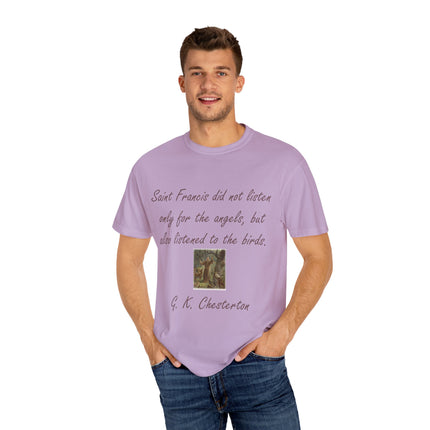 Spiritual Tee – Honoring Saint Francis – Eco-Friendly Unisex