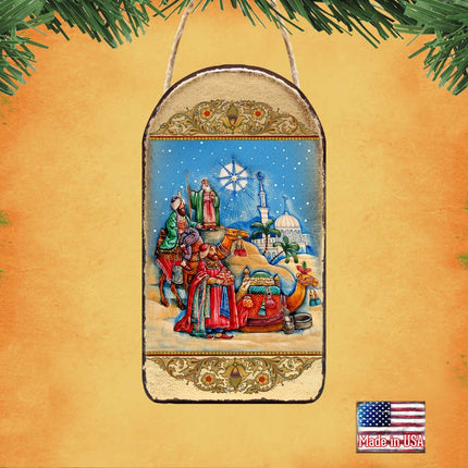 Three Kings Religious Christian Sacred Icon Ornament - Inspirational Icon Decor - 87039-1