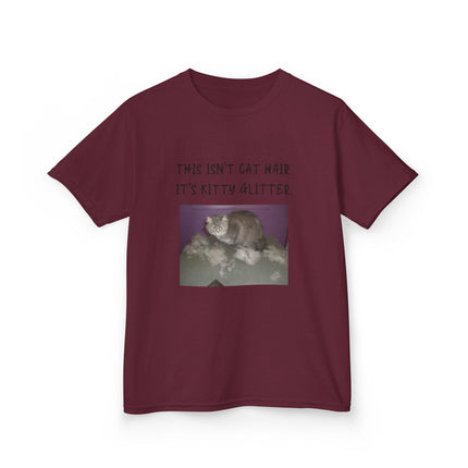 Kitty Glitter Kids Tee – Funny Shirt for Young Cat Enthusiasts