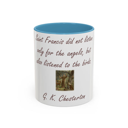 Accent Coffee Mug – Saint Francis Tribute – 11oz Ceramic