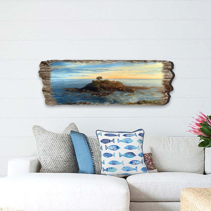 Ocean View Wooden Wall Art by G. DeBrekht Coastal Decor - 8491104W-2