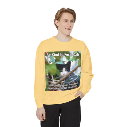 Be Kind to Feral Cats Sweatshirt — Animal Rescue Crewneck