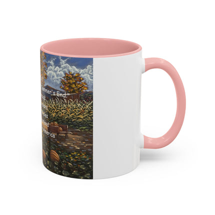 Samhain Accent Mug – 11oz Ceramic Cup with Pumpkin Spice Wit