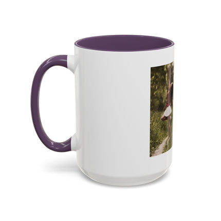 Inspirational Photo Accent Mug — “Being Alive Is the Special Occasion”