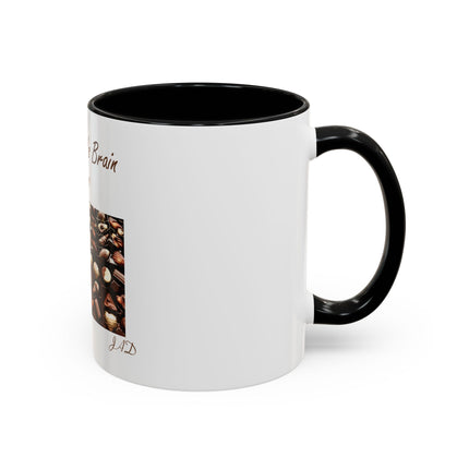 Chocolate Is Brain Fuel Coffee Mug — Chocolate Lovers Accent Mug (11/15oz)