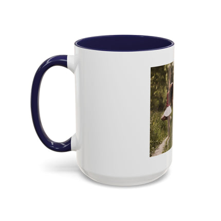Inspirational Photo Accent Mug — “Being Alive Is the Special Occasion”
