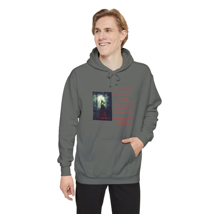 Witch Healer Hoodie — "Blessed Be the Witches" Meditative Witch Prayer Design