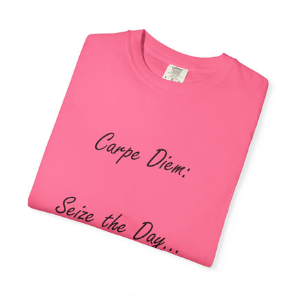 Inspirational Unisex T-Shirt - 'Carpe Diem: Seize the Day'