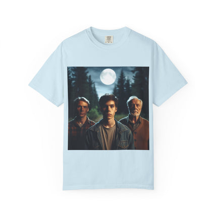 Wiccan God Trio Moonlit Forest T-Shirt — Youth, Father, Sage