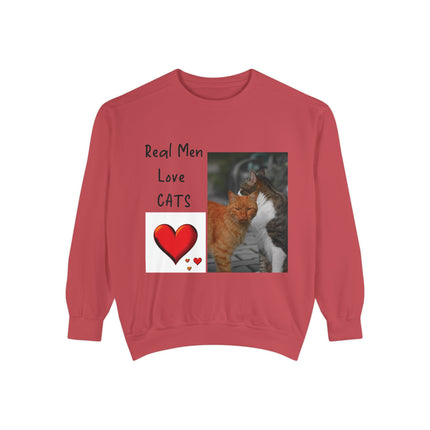Real Men Love Cats Sweatshirt – Cozy Unisex Pullover