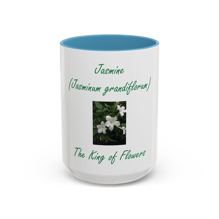 Jasmine Mug – "The King of Flowers" Botanical Coffee Cup (11/15oz)