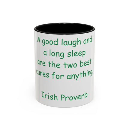 Inspirational Coffee Cup – Irish Wisdom – 11oz Accent Mug