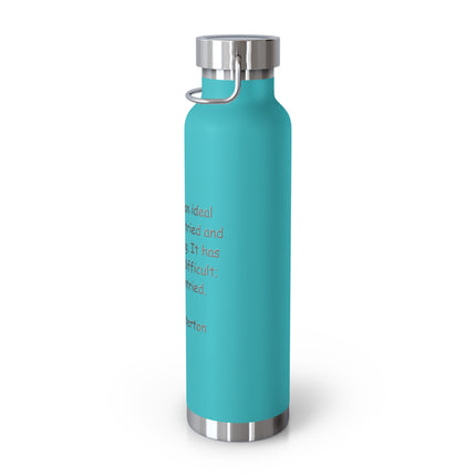 G.K. Chesterton Quote 22oz Vacuum Bottle