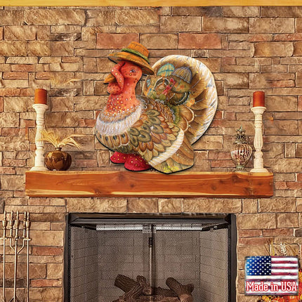 Thanksgiving Tom the Turkey Halloween Door Decor by G. DeBrekht - Thanksgiving Halloween Decor - 8158904H-2