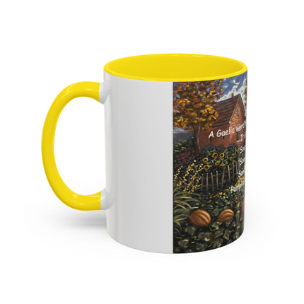 Samhain Accent Mug – 11oz Ceramic Cup with Pumpkin Spice Wit